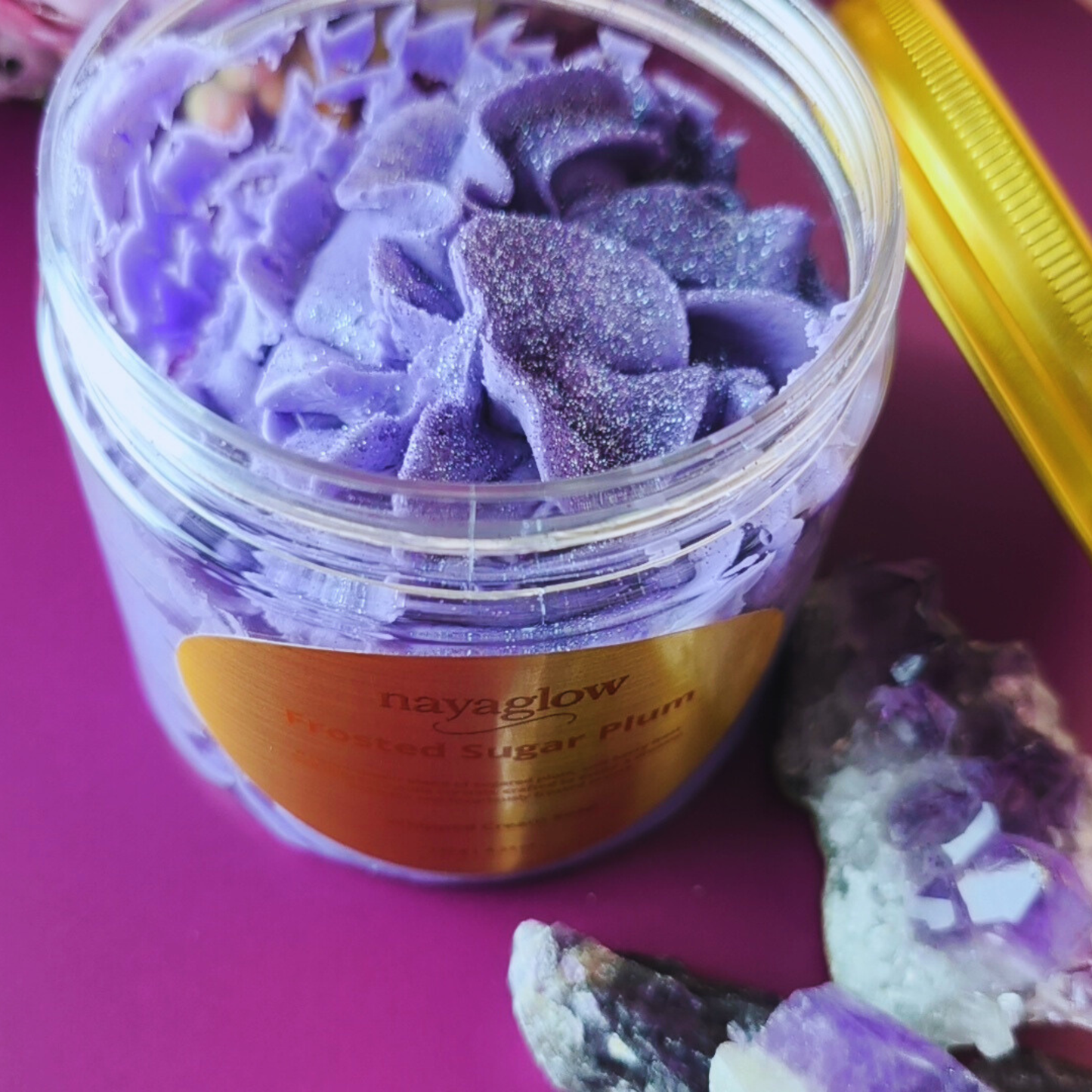 Frosted Sugar Plum – Whipped Cream Soap 120g | Limited Edition