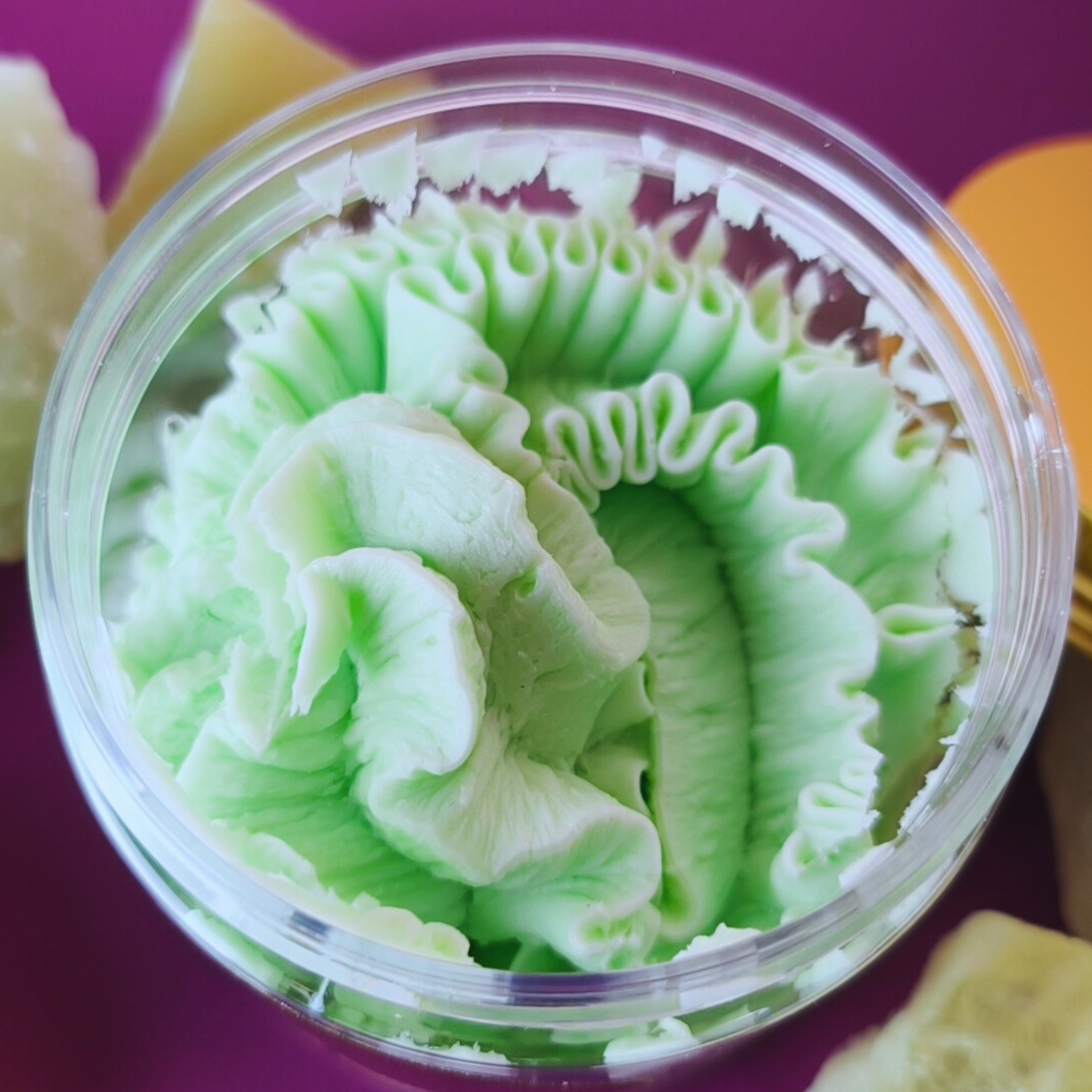 Gooseberry & White Tea – Luxury Whipped Cream Soap (120g)