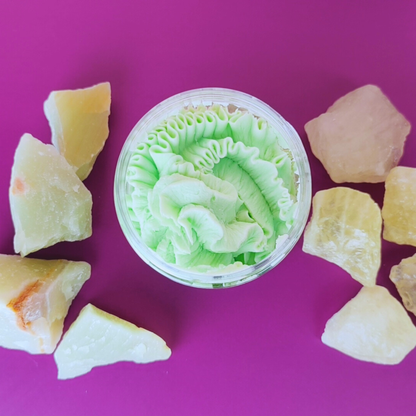 Gooseberry & White Tea – Luxury Whipped Cream Soap (120g)