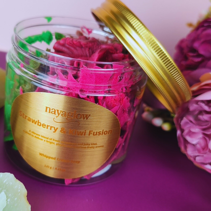 Strawberry & Kiwi – Luxury Whipped Cream Soap (120g)