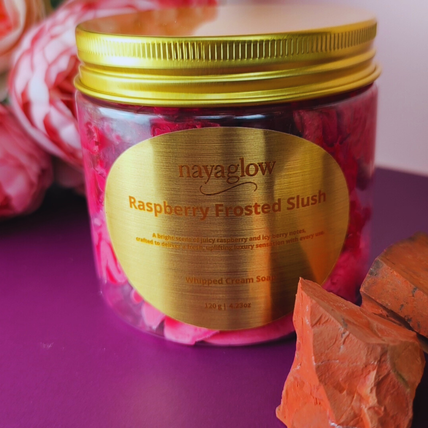 Raspberry Slush – Luxury Whipped Cream Soap (120g)