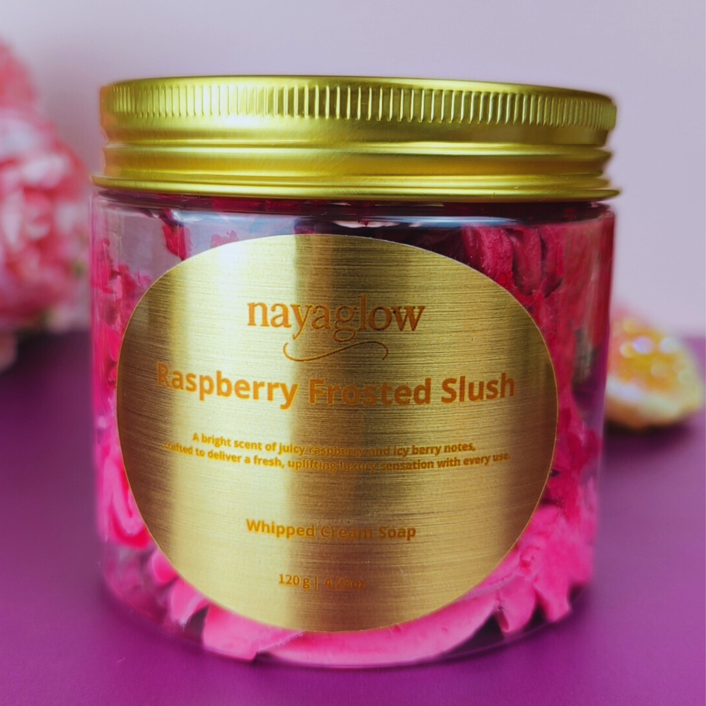 Raspberry Slush – Luxury Whipped Cream Soap (120g)