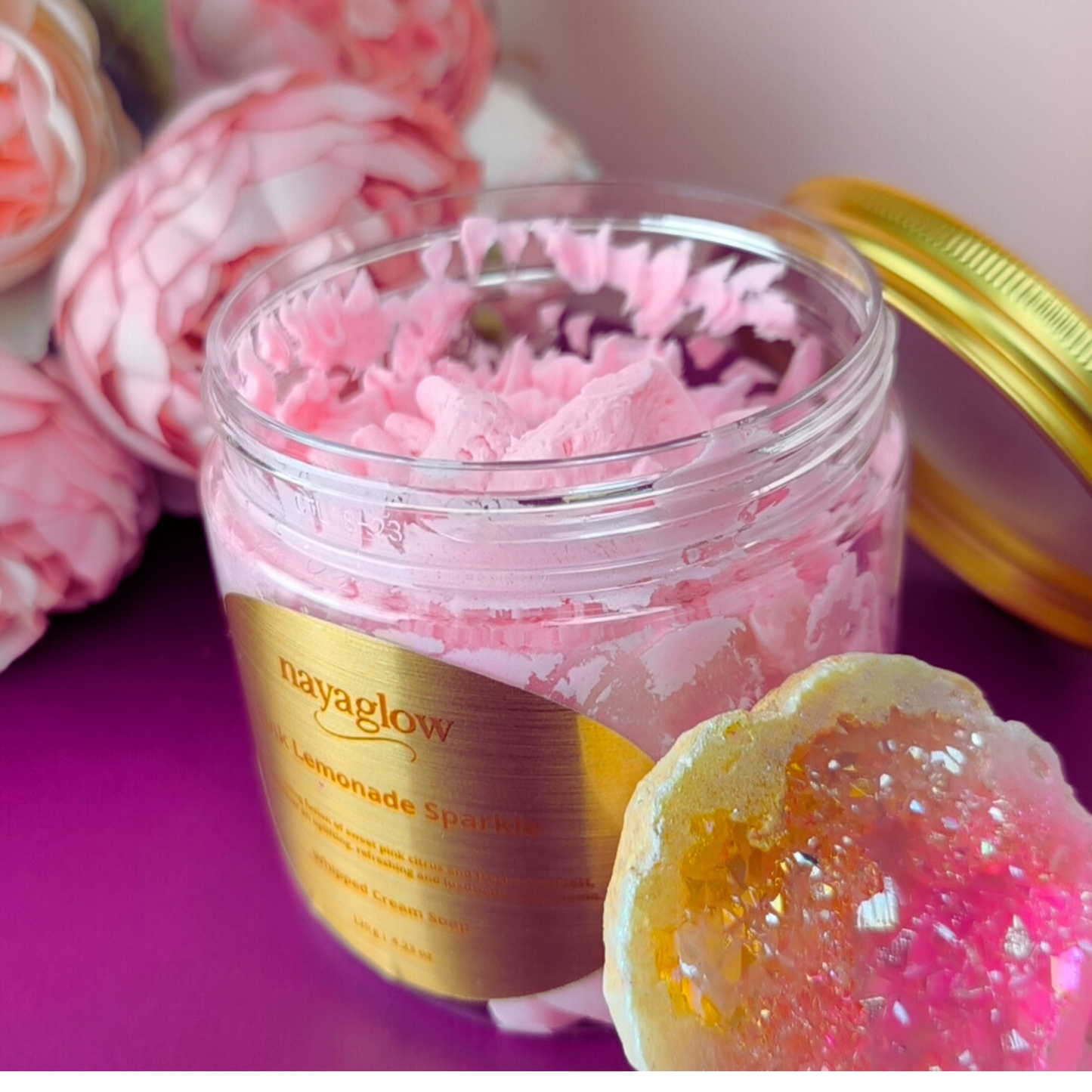 Pink Lemonade – Luxury Whipped Cream Soap (120g)