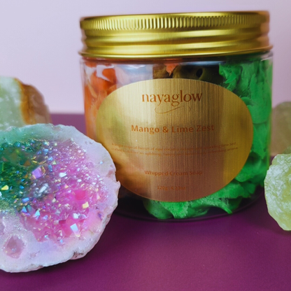 Mango & Lime – Luxury Whipped Cream Soap (120g)