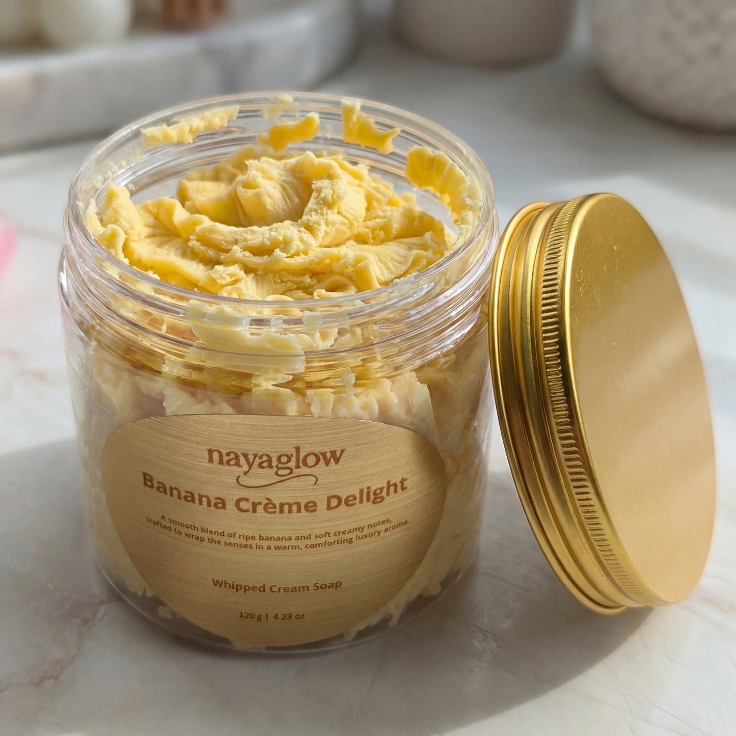 Banana – Luxury Whipped Cream Soap (120g)