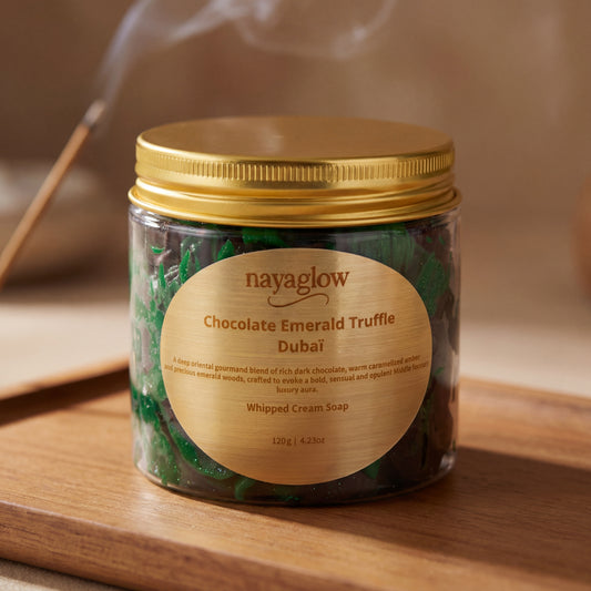 Chocolate Emerald Truffle Dubai Whipped Cream Soap – Emerald Truffle