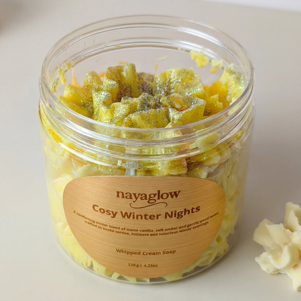 Cosy Winter Nights – Whipped Cream Soap 120g | Limited Winter Edition