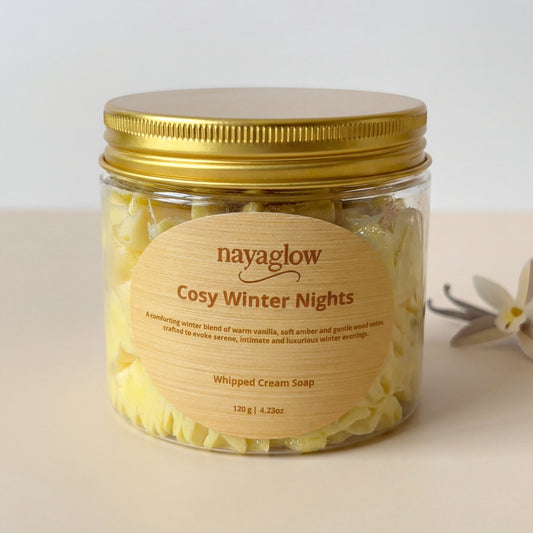 Cosy Winter Nights – Whipped Cream Soap 120g | Limited Winter Edition