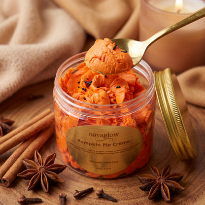 Pumpkin Pie Whipped Cream Soap – 120g | Limited Autumn Edition