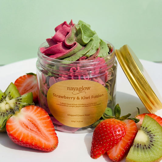 Strawberry & Kiwi – Luxury Whipped Cream Soap (120g)