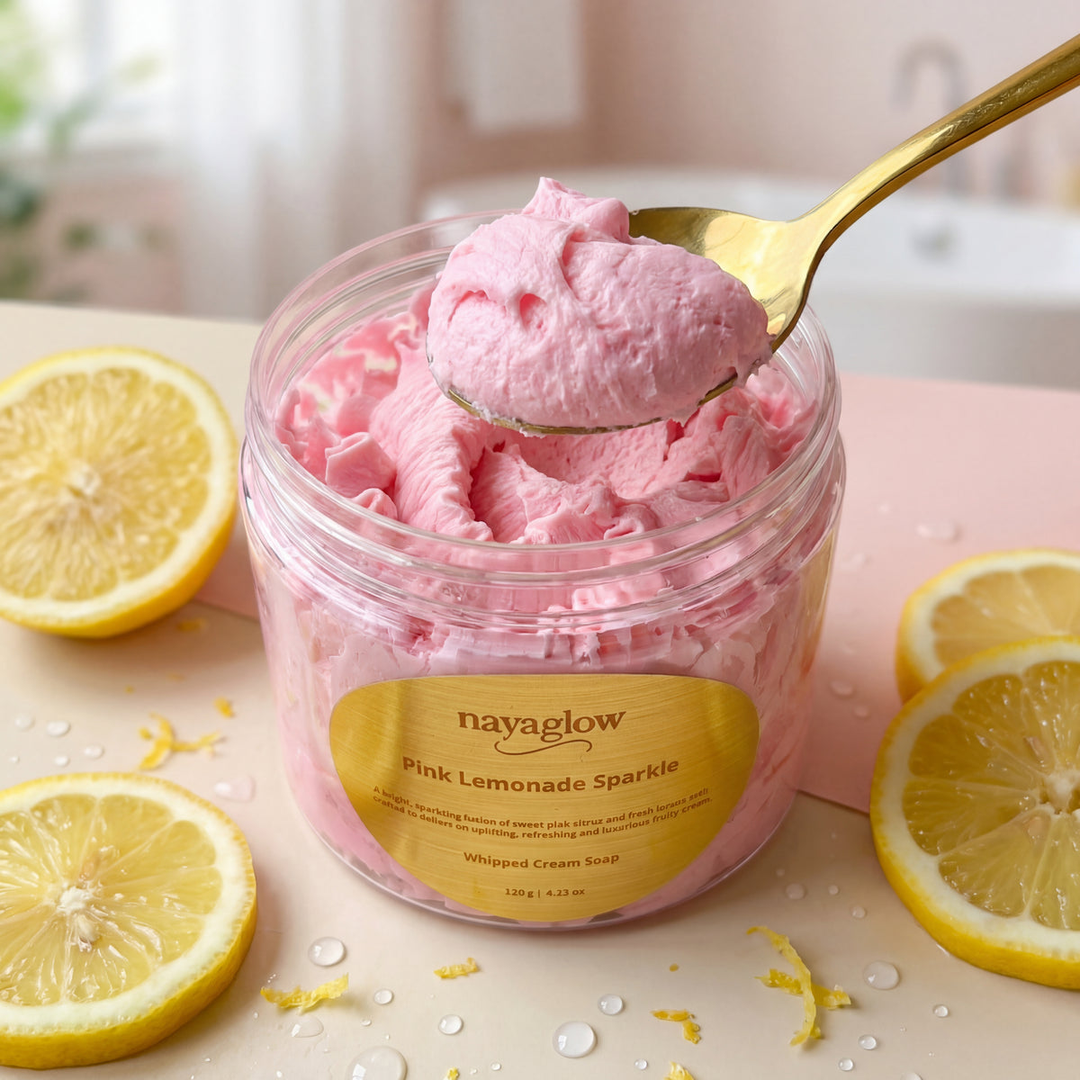 Pink Lemonade – Luxury Whipped Cream Soap (120g)