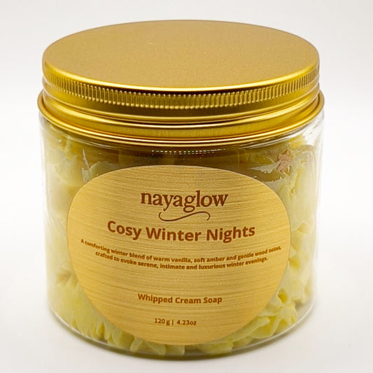 Cosy Winter Nights – Whipped Cream Soap 120g | Limited Winter Edition