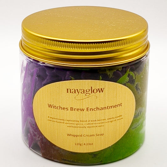 Witches Brew Whipped Cream Soap – Luxury Autumn Blend