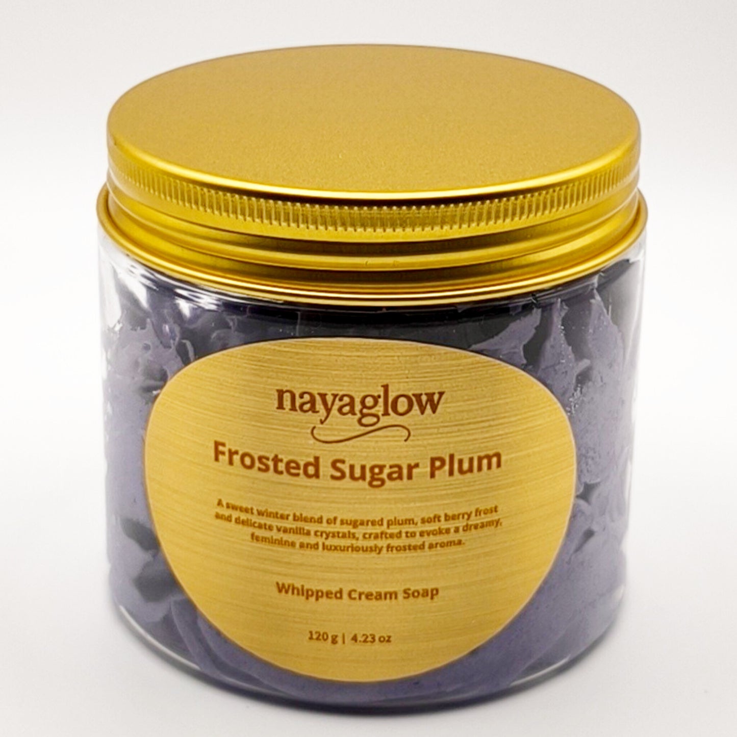 Frosted Sugar Plum – Whipped Cream Soap 120g | Limited Edition