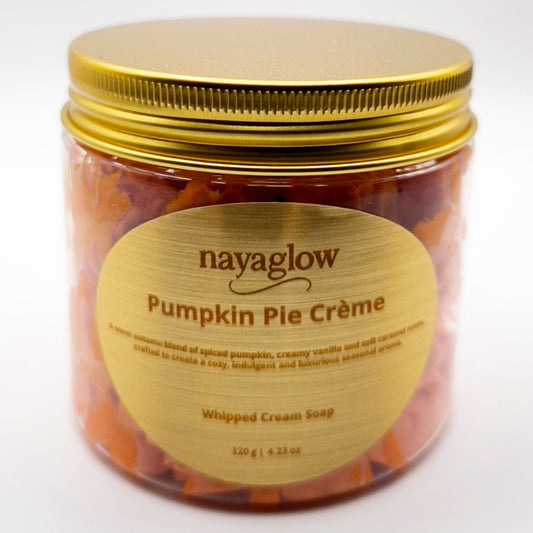 Pumpkin Pie Whipped Cream Soap – 120g | Limited Autumn Edition