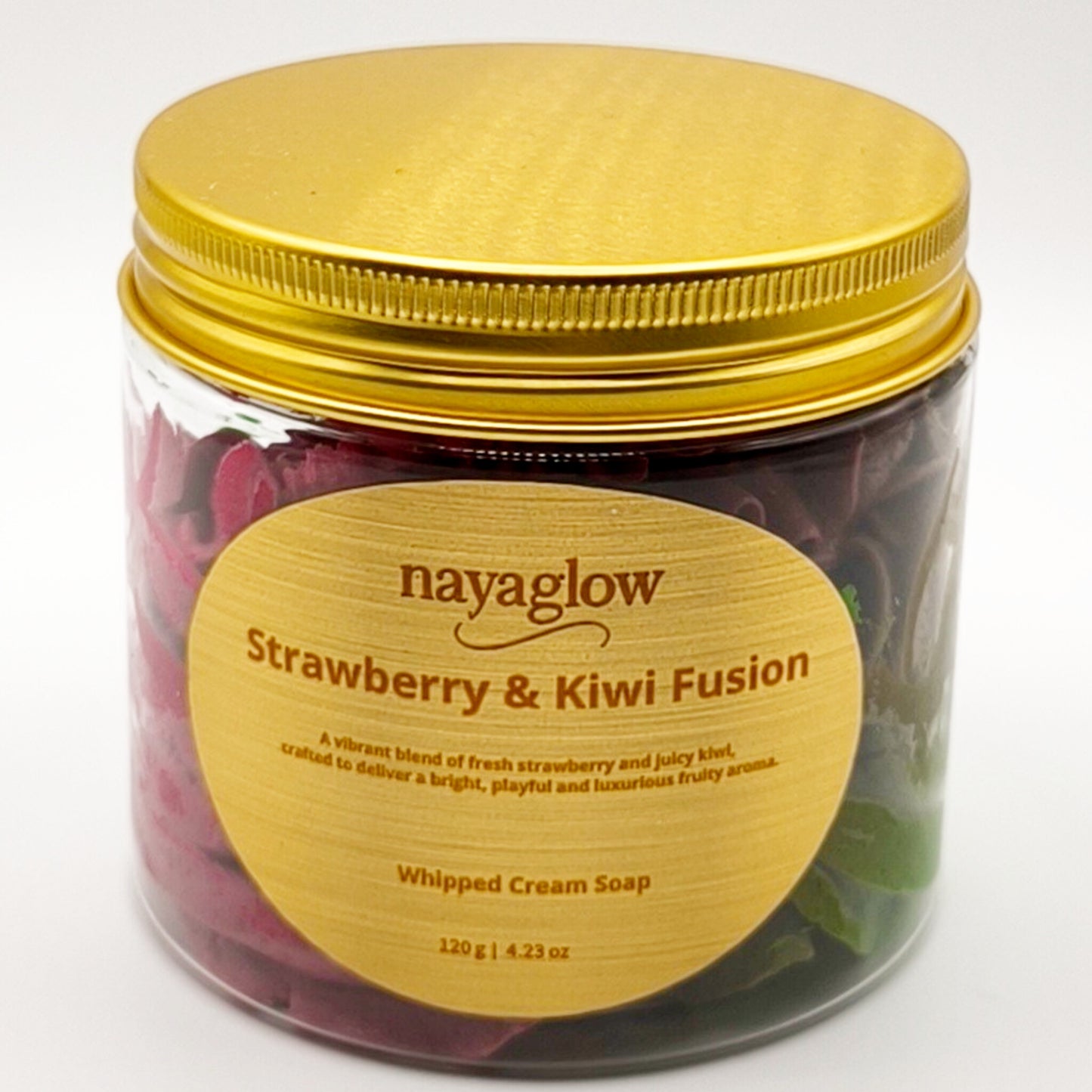 Strawberry & Kiwi – Luxury Whipped Cream Soap (120g)